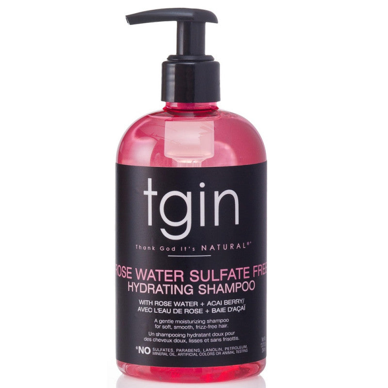 Rose Water Sulfate Free Hydrating Shampoo With Rose Water + Acai Berry