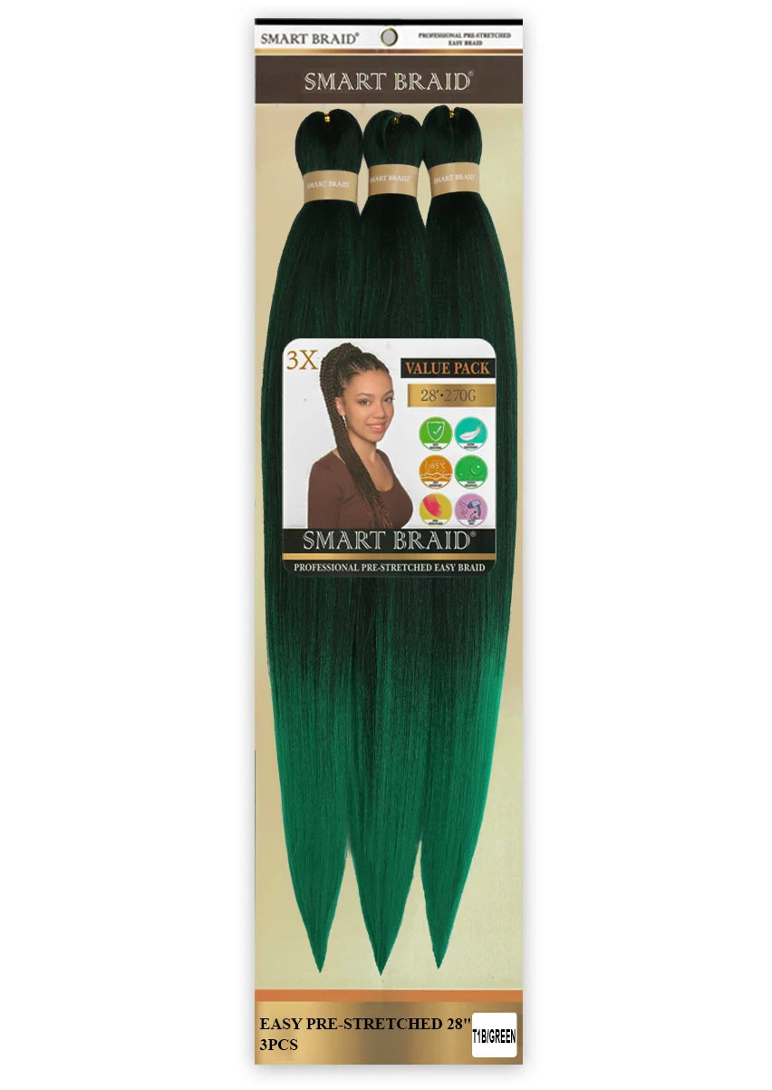 Easy Pre-Stretched Braid 28" X 3 Pieces