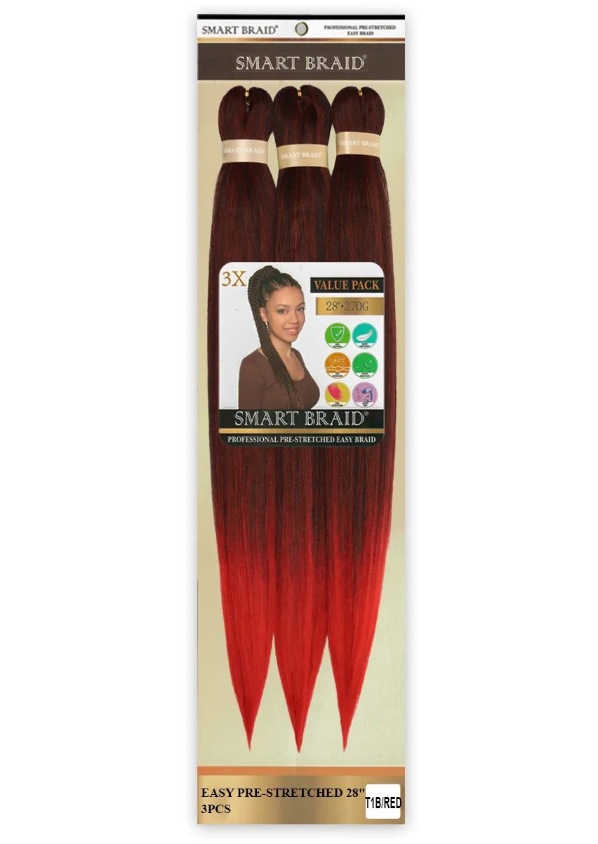 Easy Pre-Stretched Braid 28" X 3 Pieces