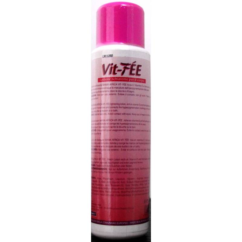 Vit- Fee With Vitamin E And Natural Extracts Lightening Beauty Body Lotion