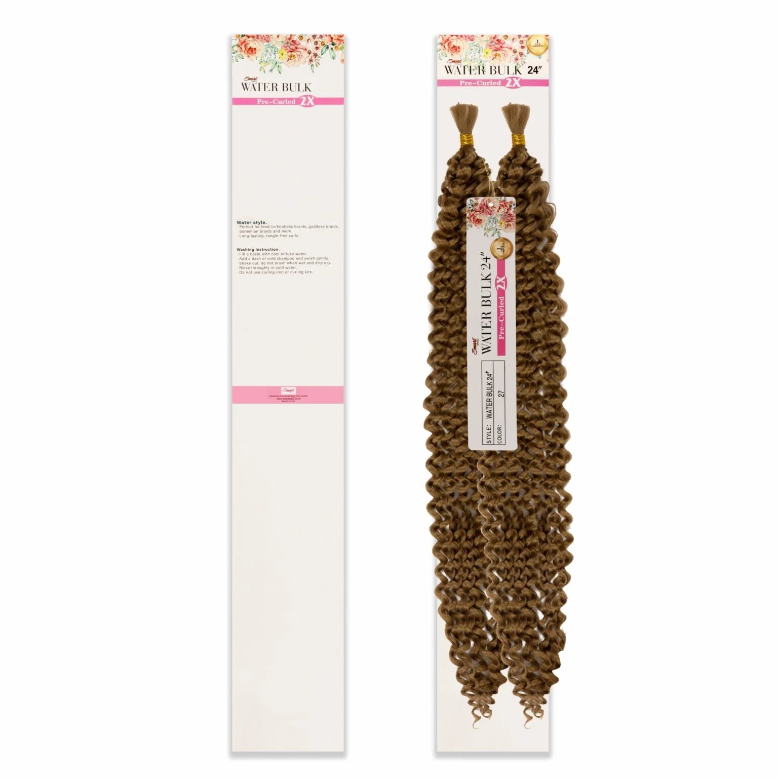 Water Wave Bulk Pre Curled 2X (Best For Boho Braids)