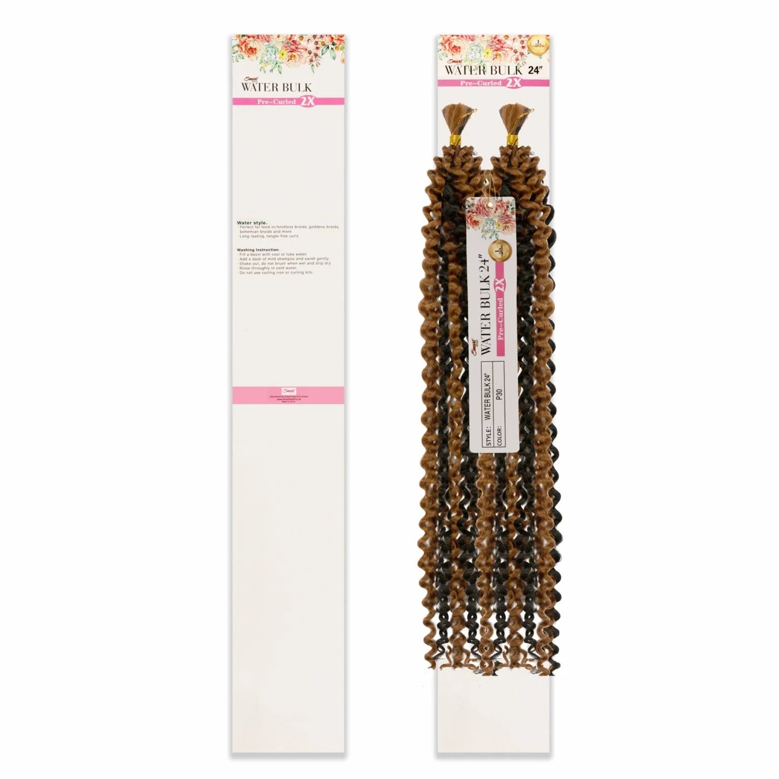 Water Wave Bulk Pre Curled 2X (Best For Boho Braids)