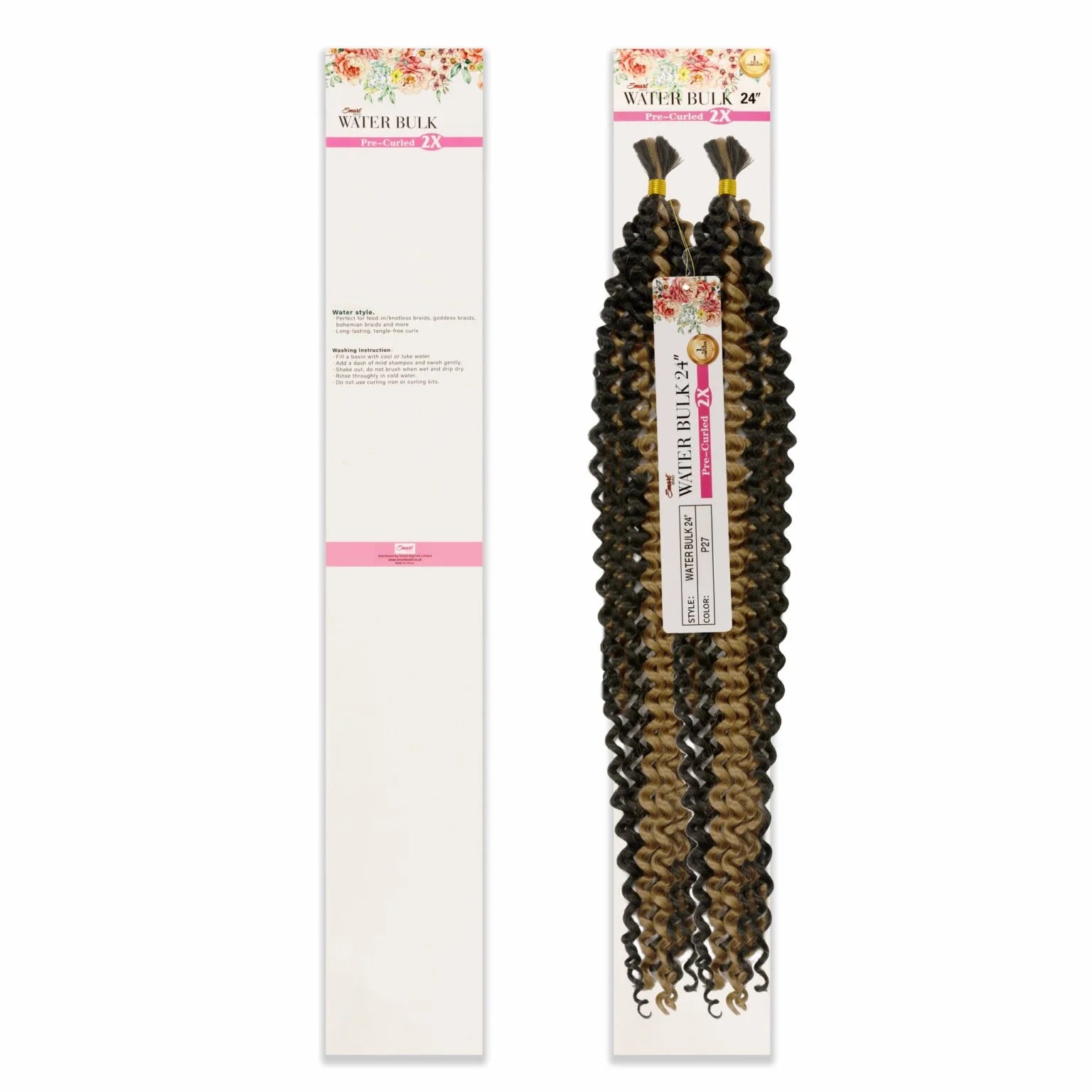 Water Wave Bulk Pre Curled 2X (Best For Boho Braids)