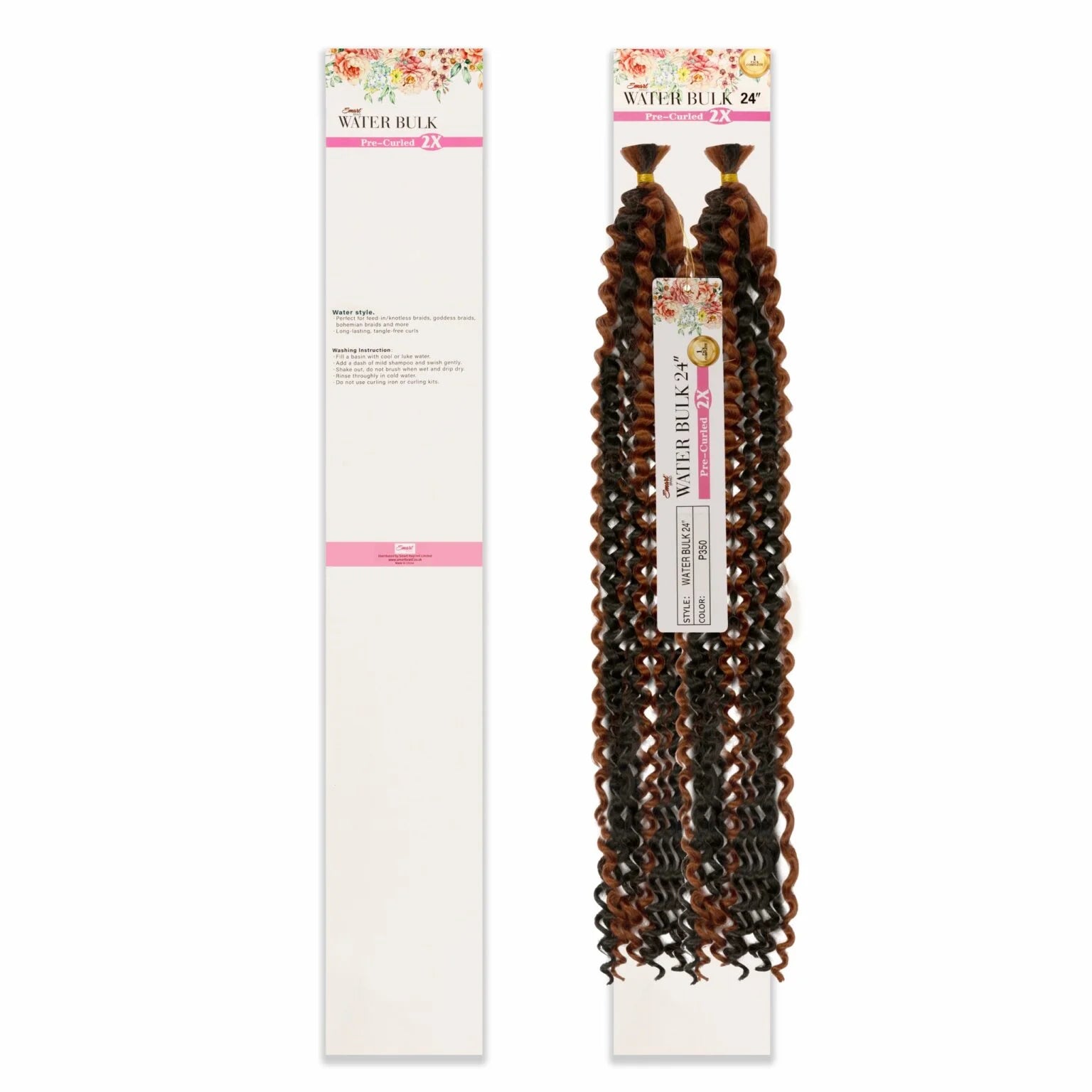 Water Wave Bulk Pre Curled 2X (Best For Boho Braids)