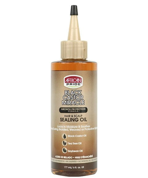Black Castor Miracle Hair And Scalp Sealing Oil