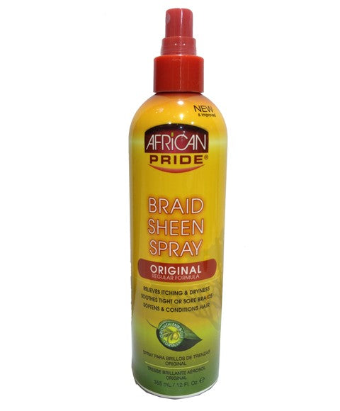 African Pride Braid Sheen Spray Original