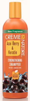 Acai Berry & Keratin Strengthening Shampoo - Sabina Hair Cosmetics
