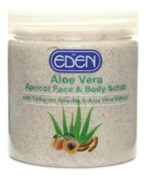 Eden Aloe Vera Apricot Face And Body Scrub