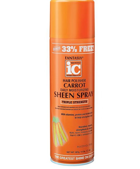 Hair Polisher Carrot Growth Sheen Spray