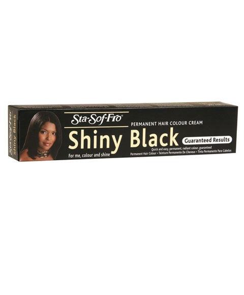 Shiny Black Permanent Hair Colour Cream