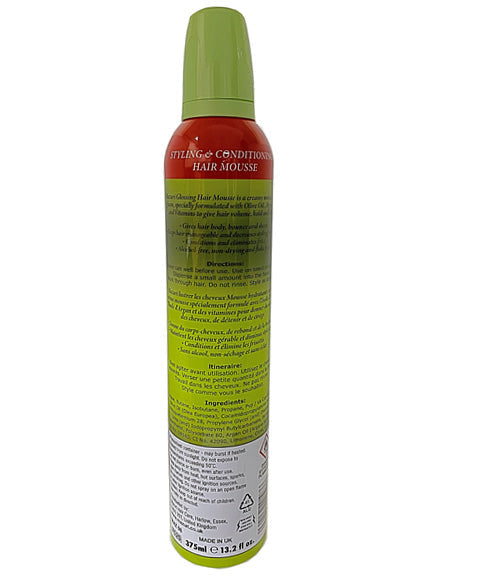 Mazuri Olive Oil Styling And Conditioning Hair Mousse