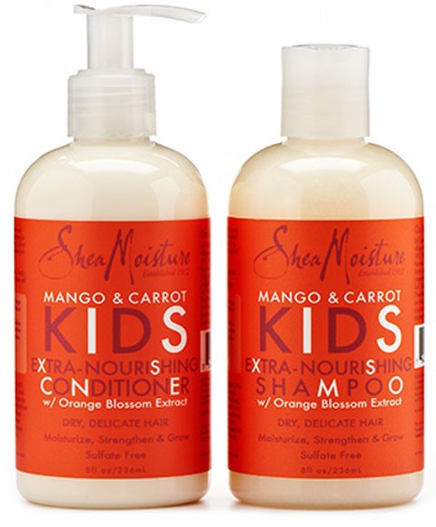 Mango And Carrot Kids Extra Nourishing Shampoo And Conditioner