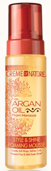 Argan Oil Style & Shine Foaming Mousse