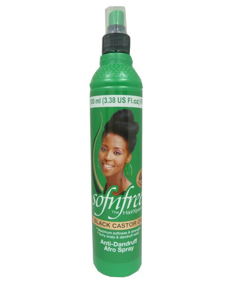 M And M Cosmetics Sofnfree Black Castor Oil Anti Dandruff Afro Spray