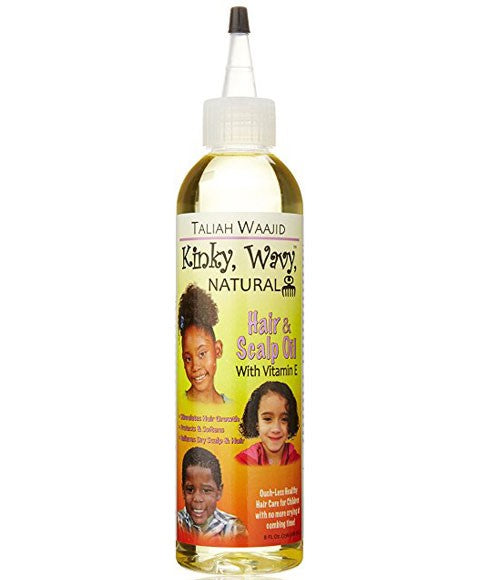 Kinky Wavy Natural Hair And Scalp Oil With Vitamin E