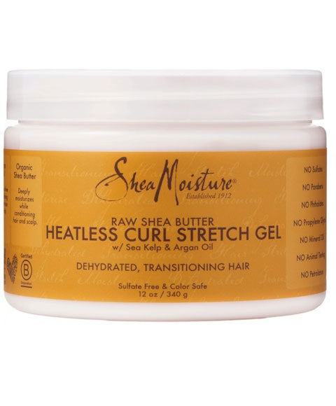 Raw Shea Butter Heatless Curl Stretch Gel