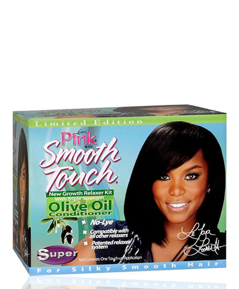 Pink Smooth Touch Olive Oil No Lye Relaxer